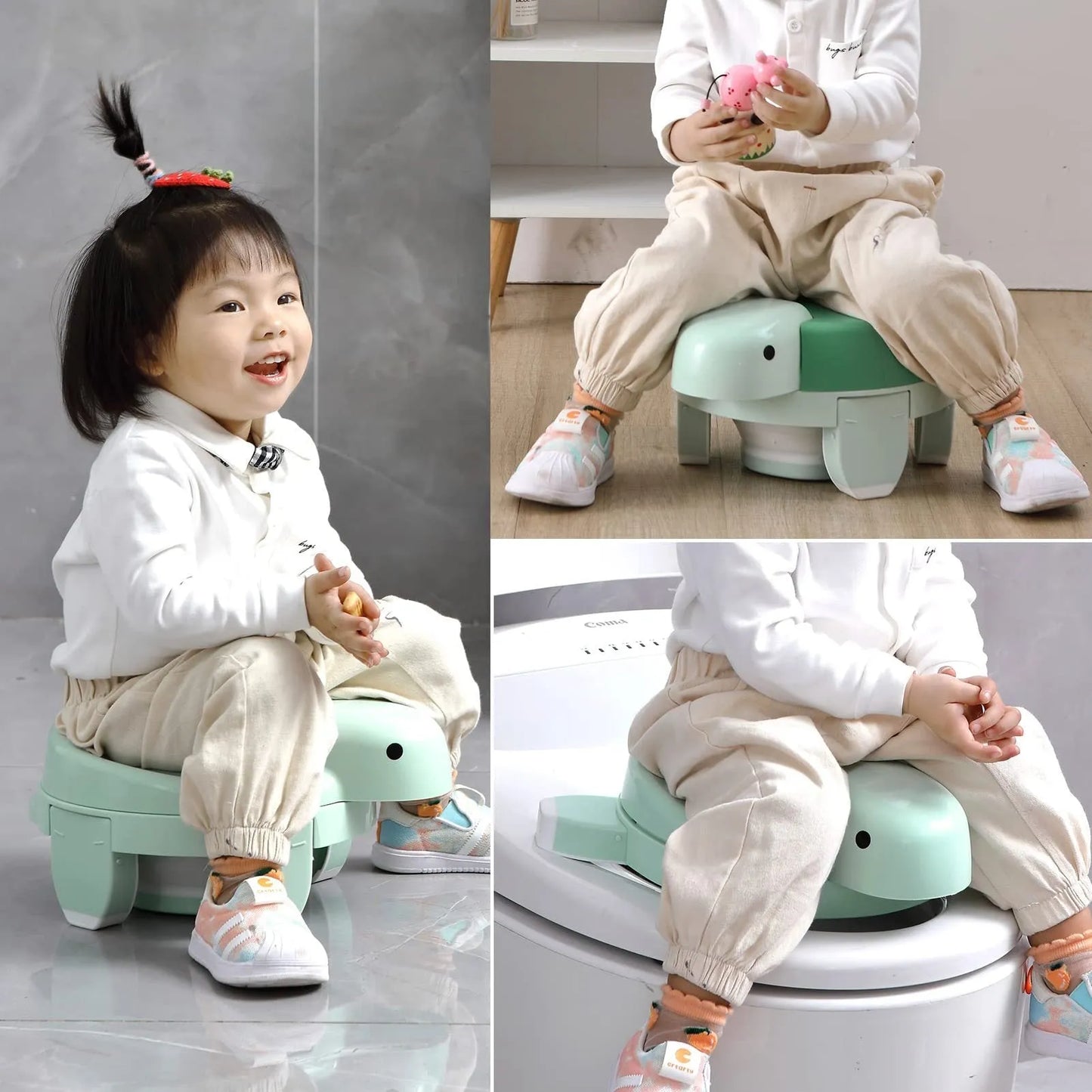 Enfants Formation de Toilette Bébé Urinoir Portable Pliant Voyage Sortie Bébé Voyage Pot - Enfance-Heureuse