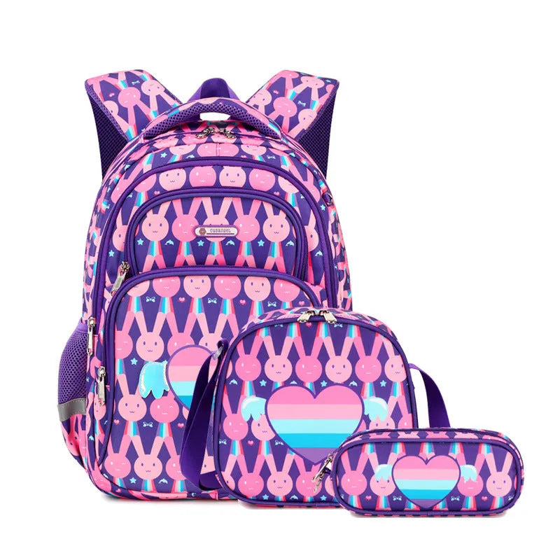 Primary School Student Schoolbag Boys Stylish And Lightweight Grade 1-3 Children Backpack - Enfance-Heureuse