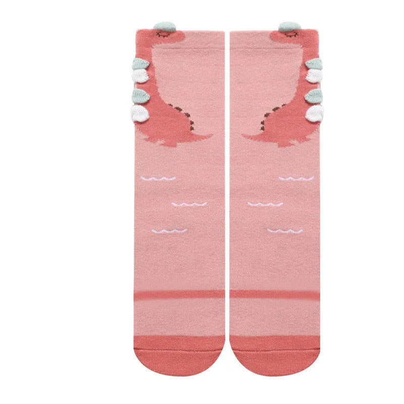Three-dimensional Baby Over The Knee Socks Without Heels For Infants And Toddlers - Enfance-Heureuse