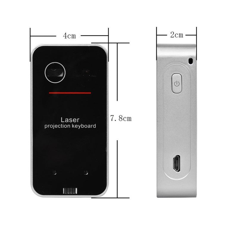 LEING FST Virtual Laser Keyboard Bluetooth Wireless Projector Phone Keyboard For Computer Pad Laptop With Mouse Function - Enfance-Heureuse