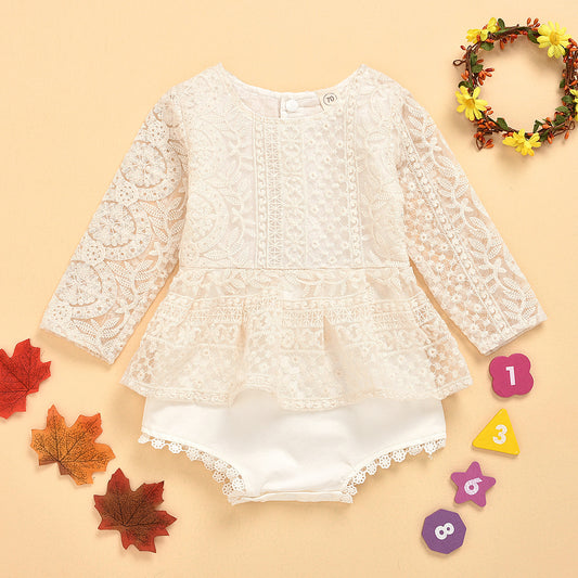 Lace baby jumpsuit - Enfance-Heureuse