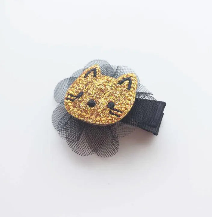 New Korean Creative Animal Cartoon Lovely Baby Clip Hairpins Girls Kitty Cat Clips Kids Children Accessories - Enfance-Heureuse
