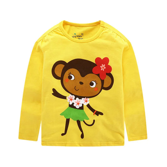 European and American Boys' Bottoming Shirt Cotton - Enfance-Heureuse