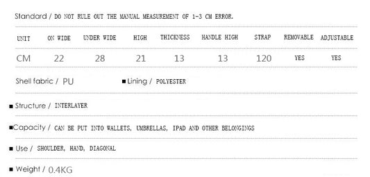 Double Leather Bucket Bag Handbag - Enfance-Heureuse