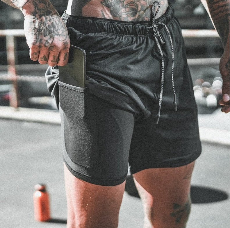 Pocket Compression Shorts - Enfance-Heureuse