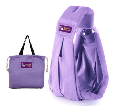 Cotton breathable sling baby carrier baby bag back pocket - Enfance-Heureuse