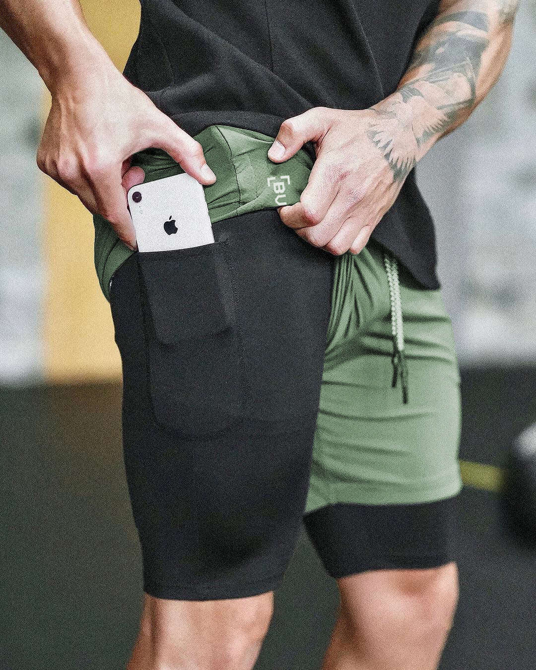 Pocket Compression Shorts - Enfance-Heureuse