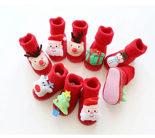Christmas Floor Socks - Enfance-Heureuse