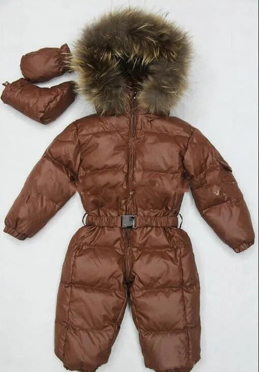 Épaissie super chaud d'une seule pièce coton manteau - Enfance-Heureuse