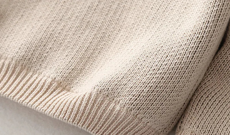 Boys and girls plus velvet thick retro knitted sweater - Enfance-Heureuse