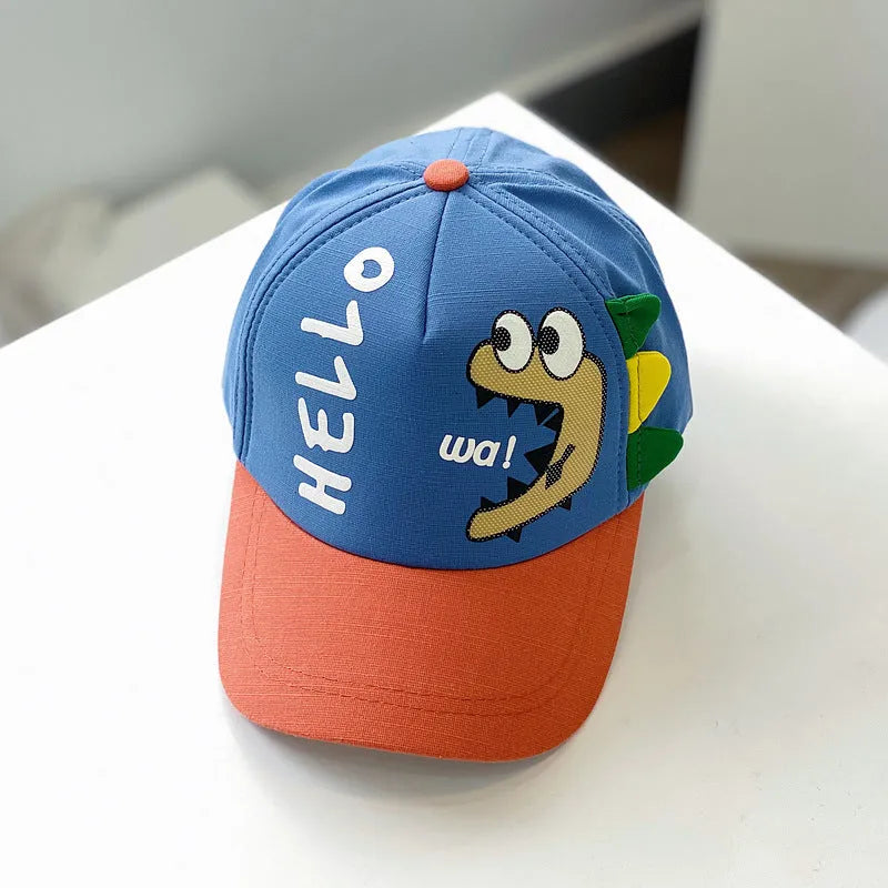 Enfants de Bande Dessinée de Couleur Assortie Casquette de Baseball - Enfance-Heureuse