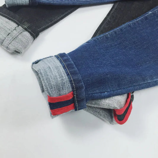 Stretch Petits Pieds Pantalon Bébé Recroquevillé Casual Pantalon - Enfance-Heureuse