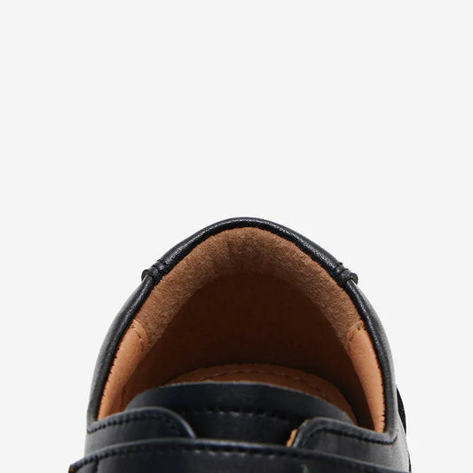 British Boys Show Leather Shoes Black Leather Shoes - Enfance-Heureuse