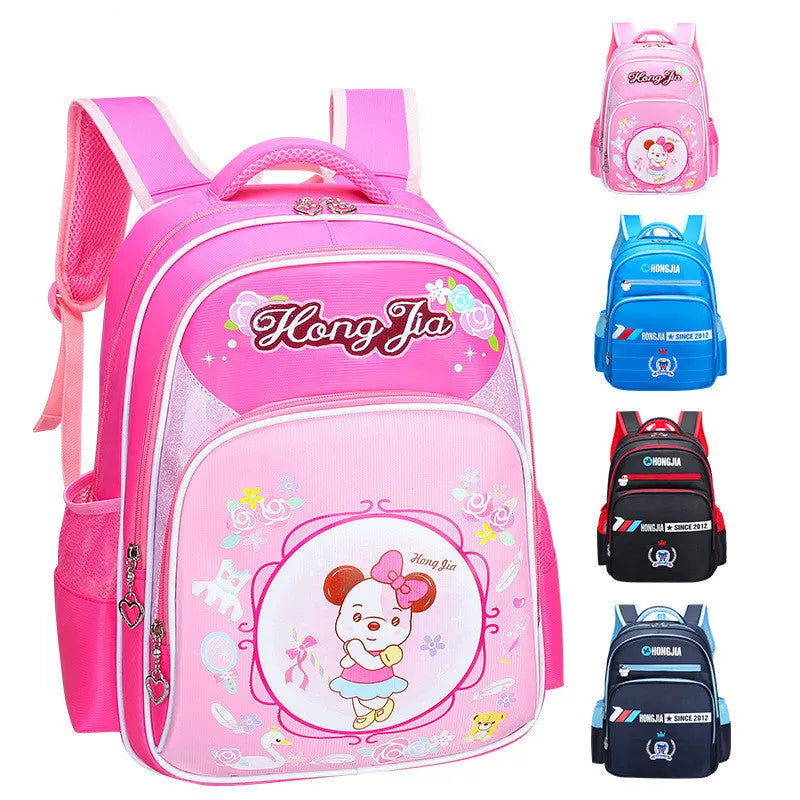 Lowing Negative Ridge Lightening Cartoon School Bag - Enfance-Heureuse