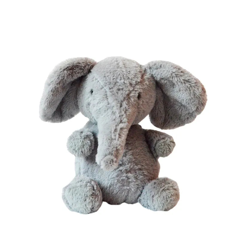 Super Soft Gray Plush Elephant Doll Boy Baby Elephant Doll Accompany Sleeping Doll Photo Props Ins Comfort - Enfance-Heureuse