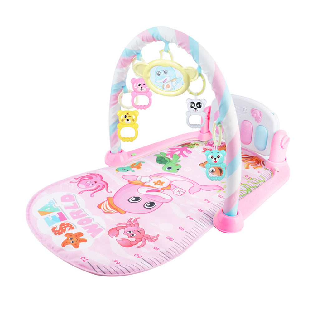 Explosive Baby Pedal Piano Toy Baby Music Fitness Frame - Enfance-Heureuse
