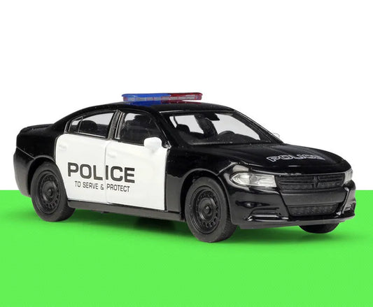 Police Car Alloy Car Model Children's Toy Puzzle - Enfance-Heureuse