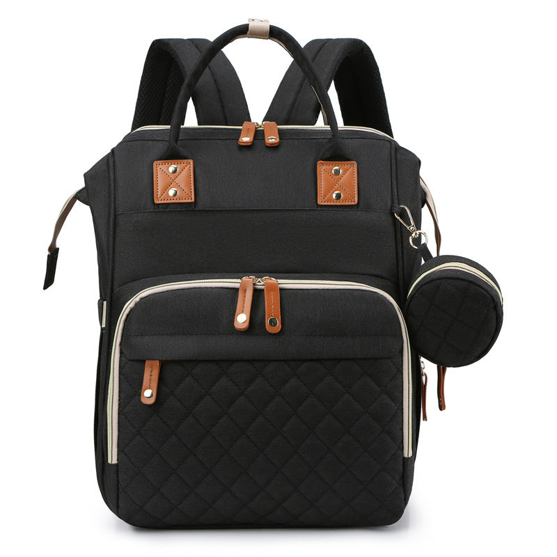 New Mommy Backpack Can Hang Baby Stroller Baby Bag Folding Crib Mommy Bag - Enfance-Heureuse