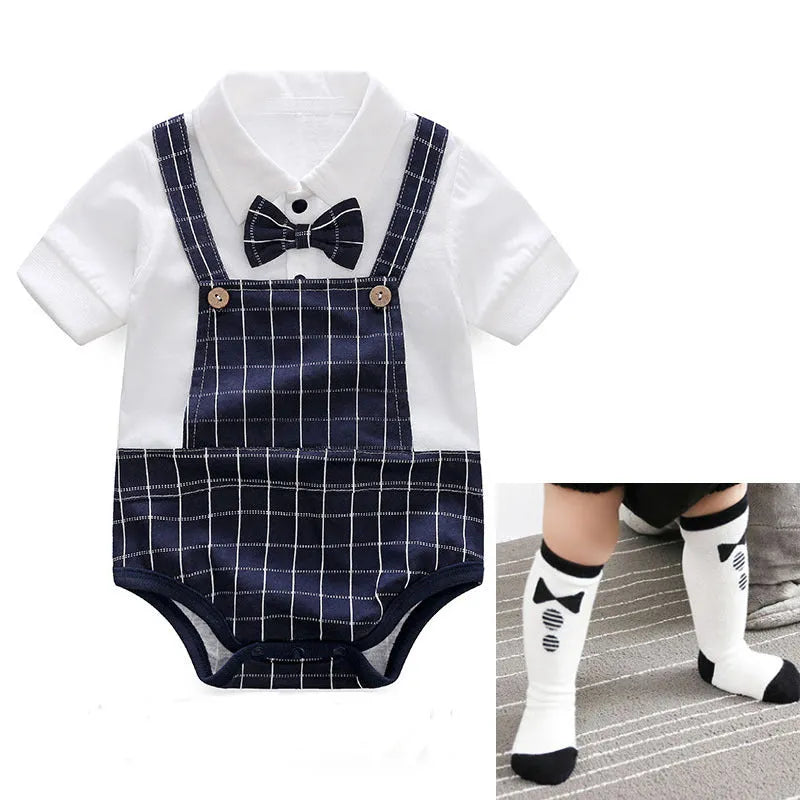 Stylish Baby Male Summer One-piece Clothes - Enfance-Heureuse