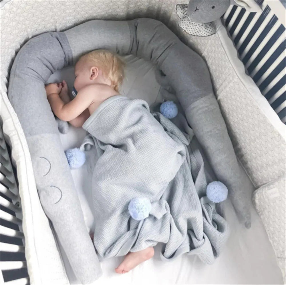 Literie de bébé de Bande Dessinée Bébé Tour de Lit Oreiller Infantile Berceau Enfants Lit Clôture Bébé Décoration Chambre Accessoires - Enfance-Heureuse