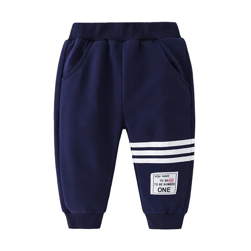 Boys' sweatpants autumn new Korean version - Enfance-Heureuse