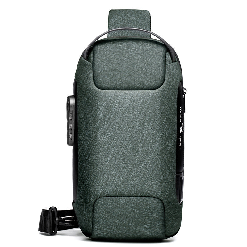 Men Chest Bag Messenger Bag Anti-theft Shoulder Bags Chest Bag Pack For Male - Enfance-Heureuse