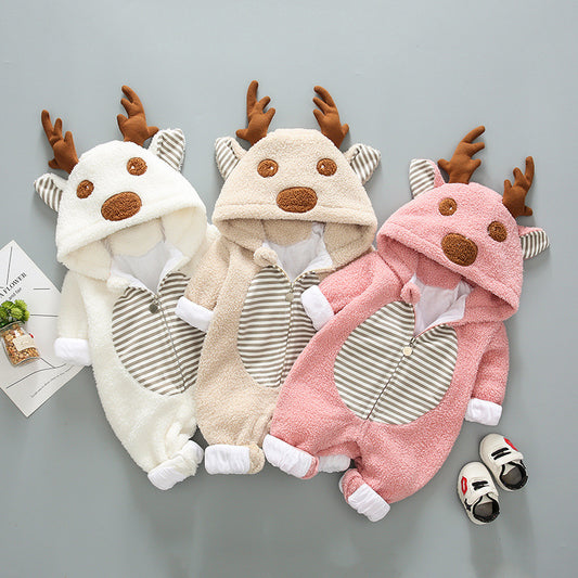 Super cute baby outing in trendy romper - Enfance-Heureuse