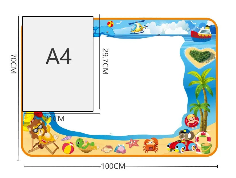 Color writing graffiti blanket - Enfance-Heureuse