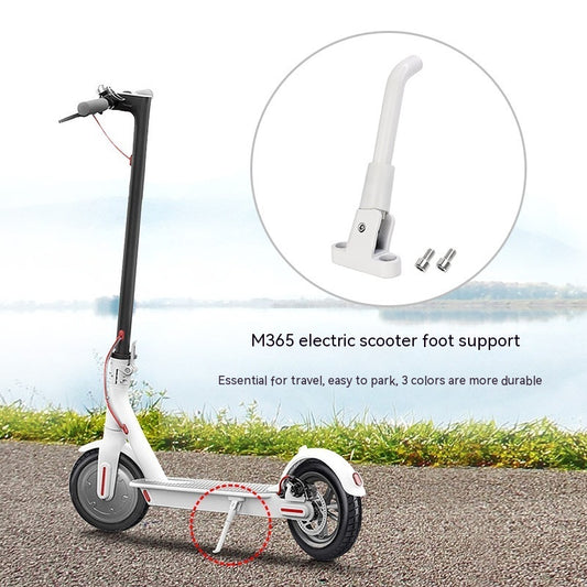 Electric Scooter Accessories Aluminum Alloy Foot Brace Black White And Gray With Screws - Enfance-Heureuse