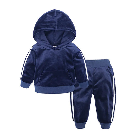 Twin ensemble de enfants de velours - Enfance-Heureuse