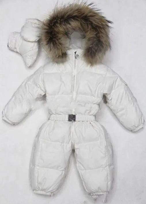 Épaissie super chaud d'une seule pièce coton manteau - Enfance-Heureuse