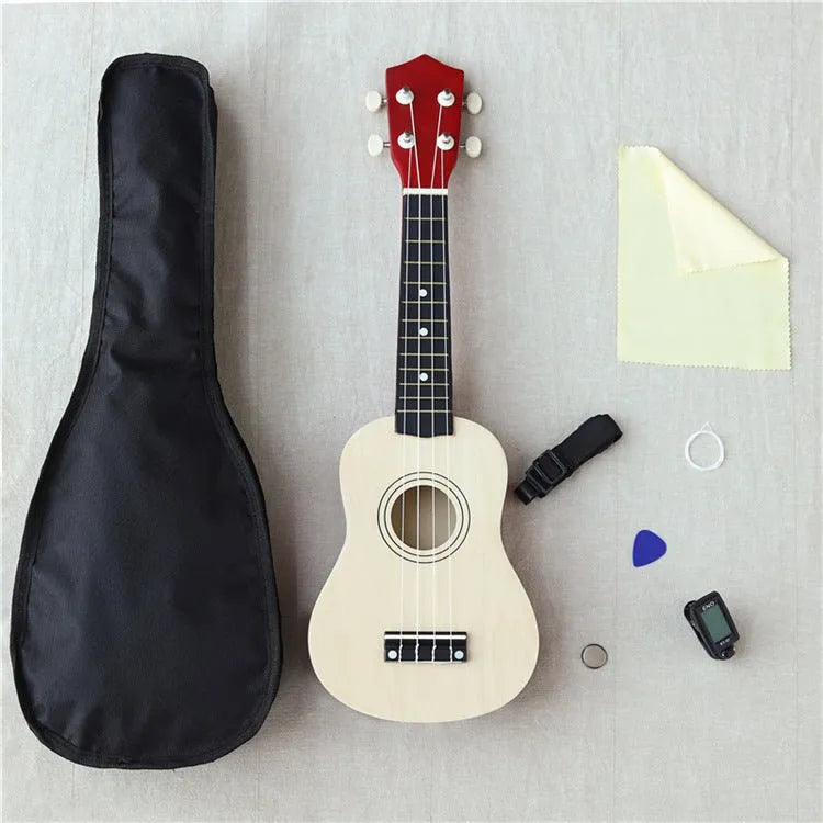 21 inch wooden ukulele - Enfance-Heureuse