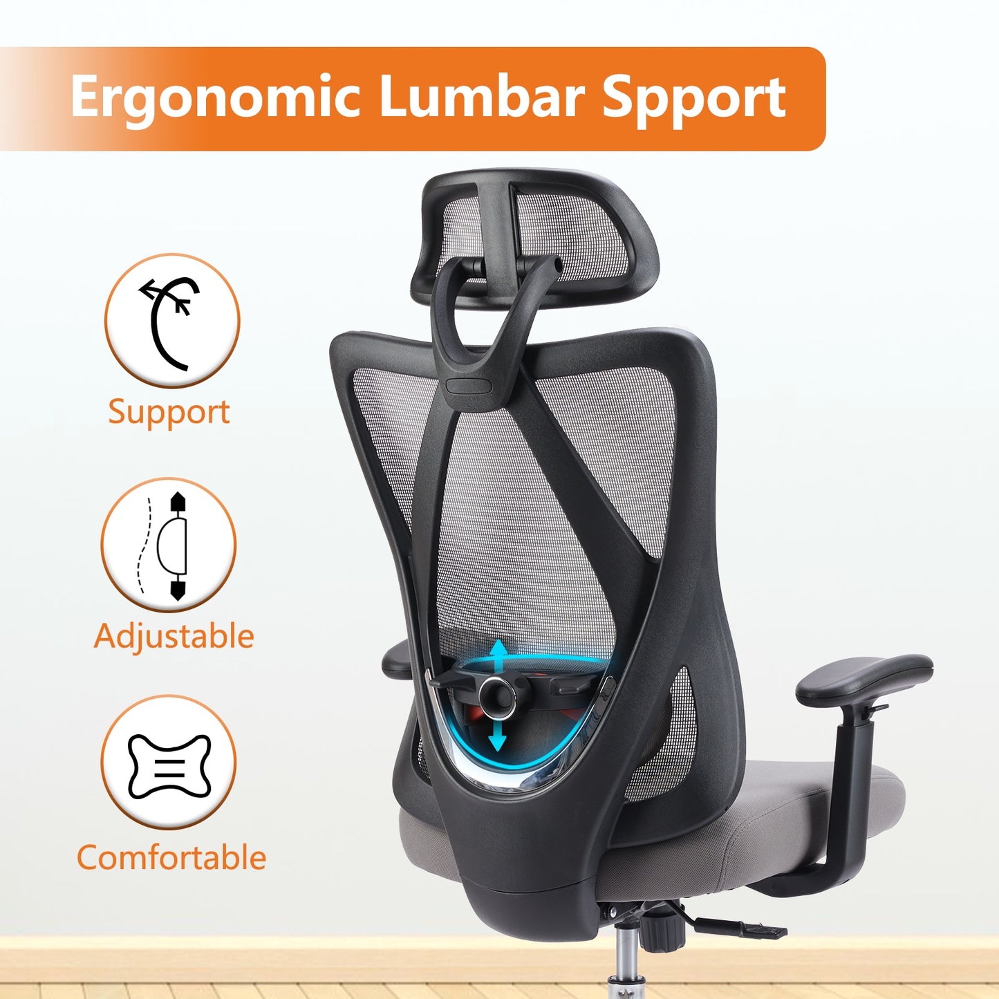 Ergonomic Office Chair - Enfance-Heureuse