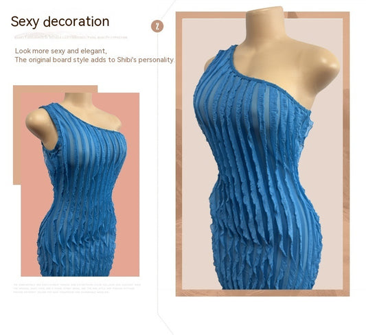 Backless High Waist Sheath Dress - Enfance-Heureuse