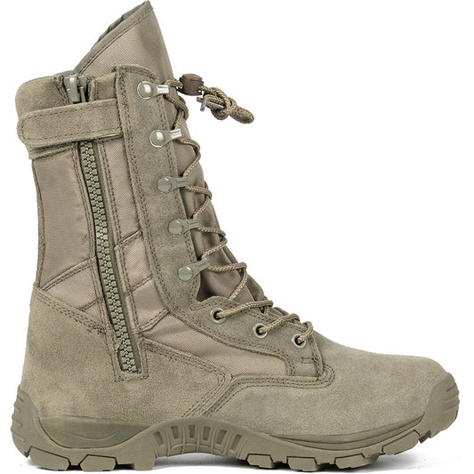 High-top Combat Boots Green Desert Boots Light Combat - Enfance-Heureuse
