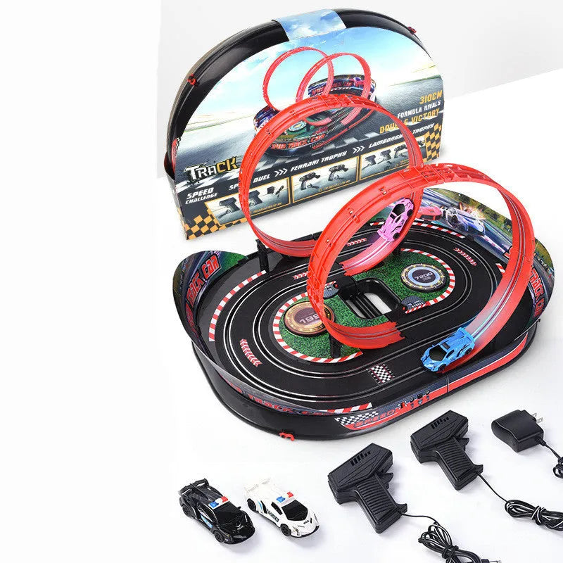 Children's Track Racing Toys Storage Portable - Enfance-Heureuse