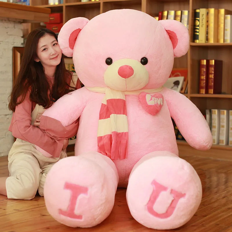 Coeur Oreiller Ours En Peluche Jouet Cadeau du Jour de Valentine - Enfance-Heureuse