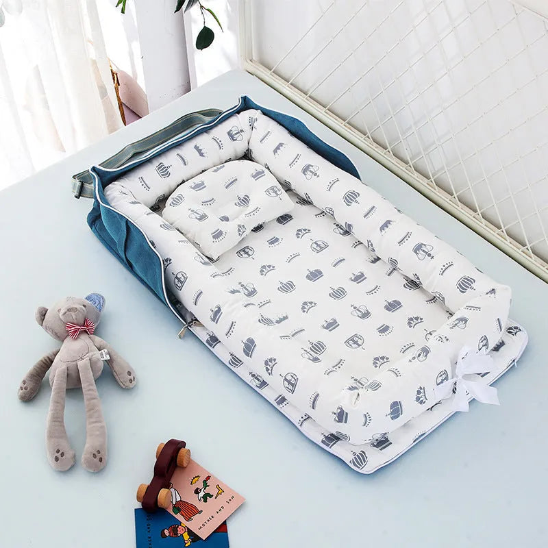 Lit bébé pliable, - Enfance-Heureuse