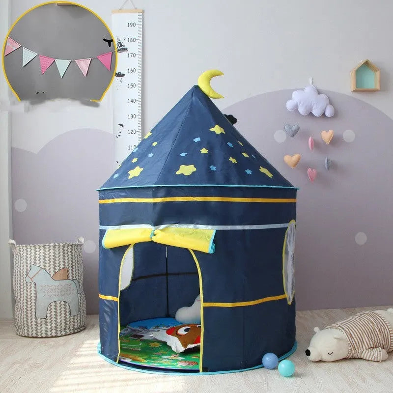 Tente enfant maison de jeu bébé intérieur princesse Playhouse château - Enfance-Heureuse