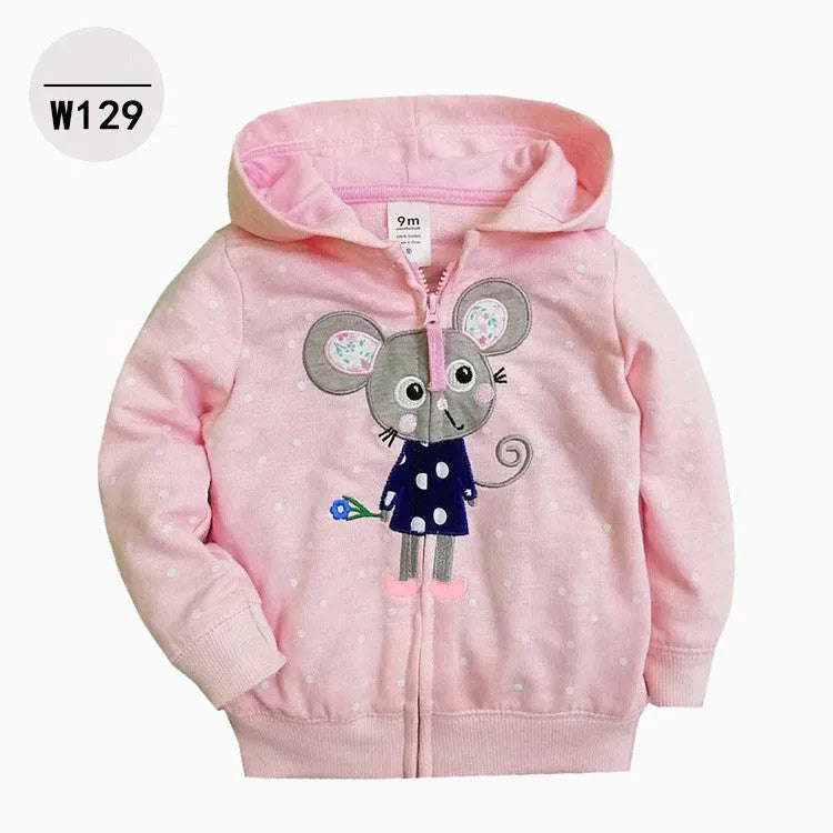 Children's hooded zippered hoodie - Enfance-Heureuse