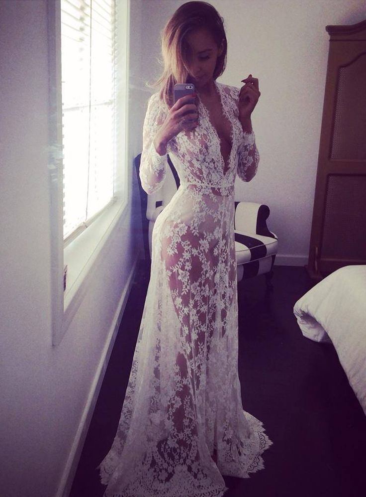 Pregnant Dress Pajamas Lace Maternity Dress Women - Enfance-Heureuse