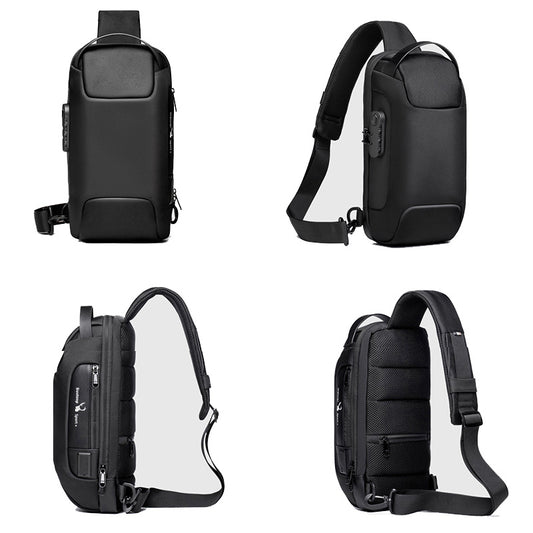 Men Chest Bag Messenger Bag Anti-theft Shoulder Bags Chest Bag Pack For Male - Enfance-Heureuse