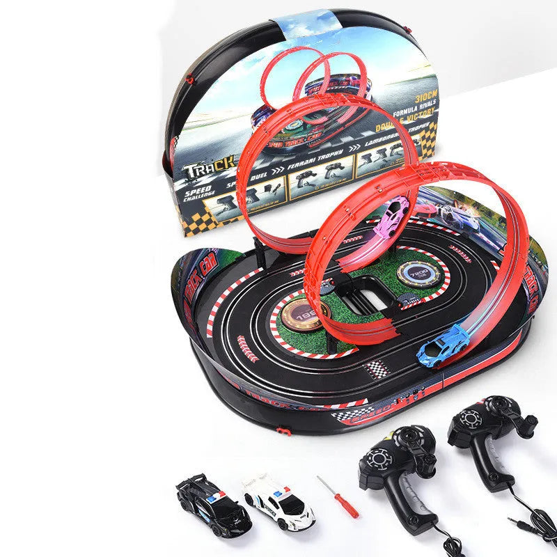 Children's Track Racing Toys Storage Portable - Enfance-Heureuse