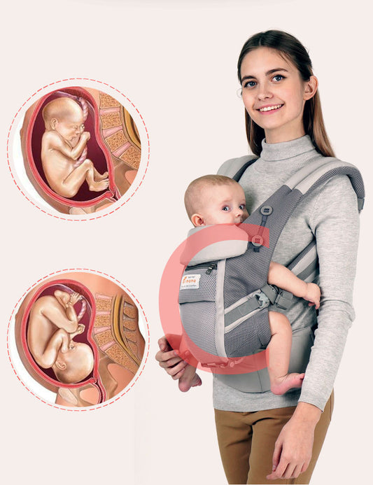 Adjustable Full Stage Breathable Sling Baby Carrier Waist Stool - Enfance-Heureuse