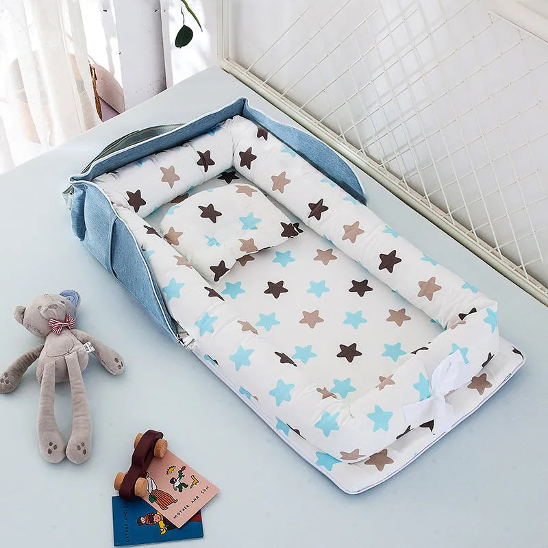 Lit bébé pliable, - Enfance-Heureuse