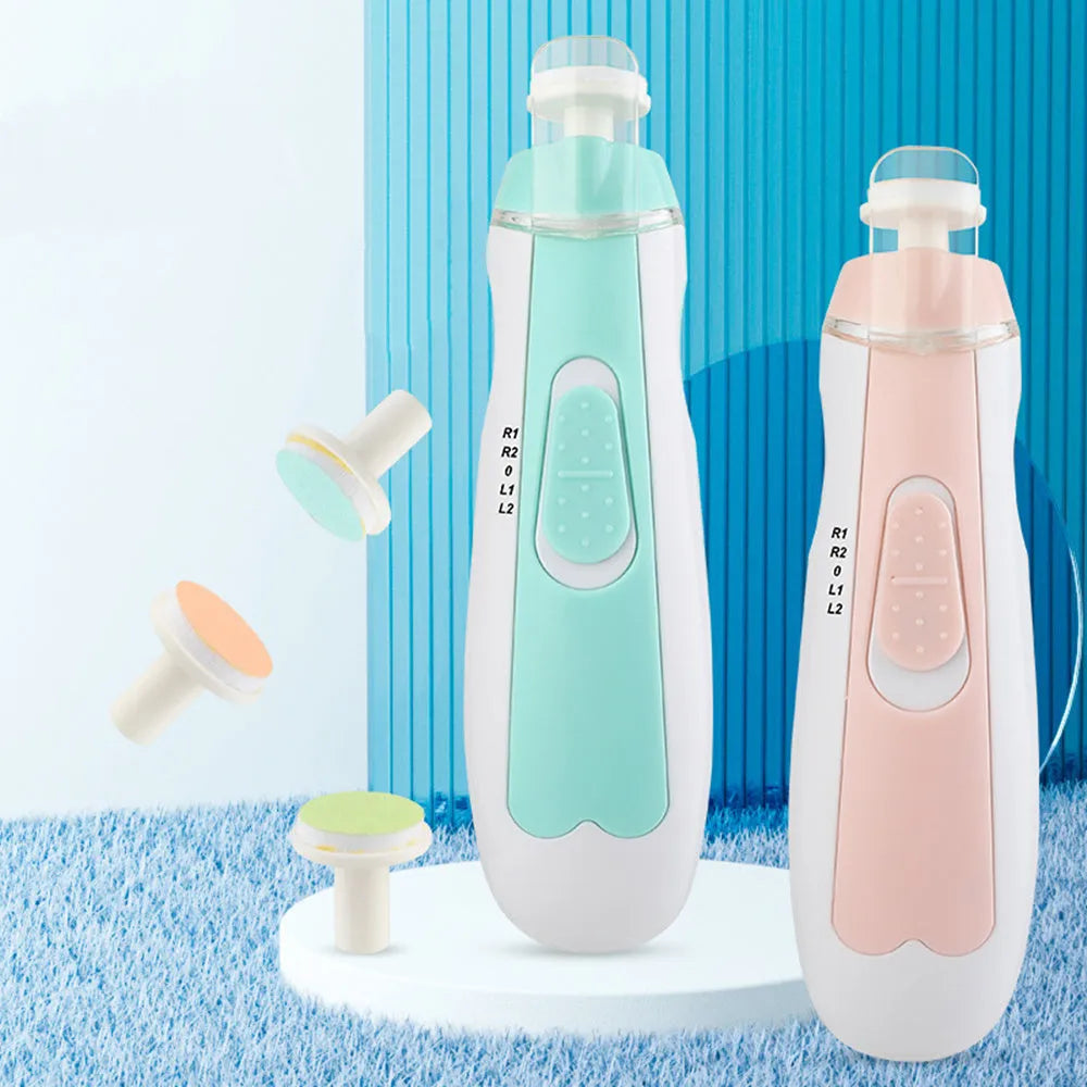 Nouveau-né Nail Clipper Électrique Bébé Anti-pincement Viande de Soins Ensemble - Enfance-Heureuse