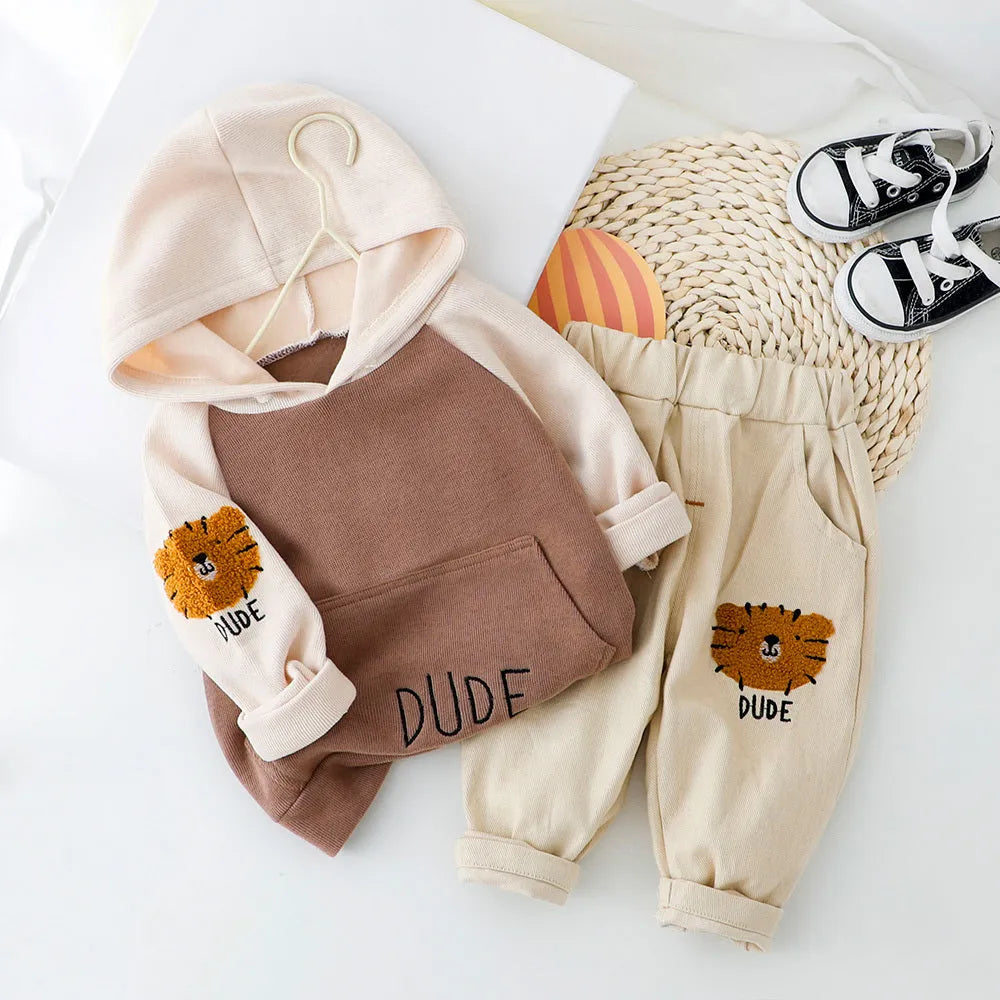 Children's spring wear two suits - Enfance-Heureuse
