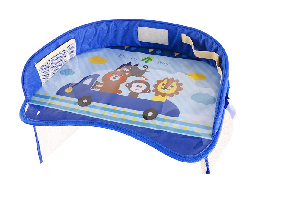 Children's toys storage waterproof table pouch car storage table dining table tray waterproof toy table - Enfance-Heureuse