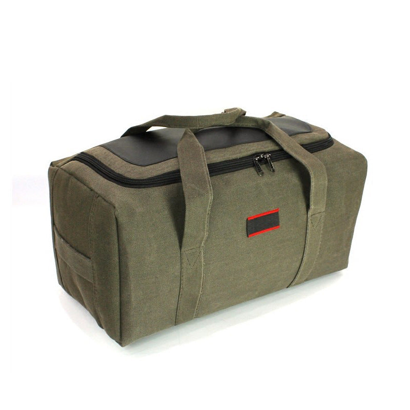 Large Capacity Canvas Hand Luggage Bag Travel Bag Men's Moving Big Bag - Enfance-Heureuse