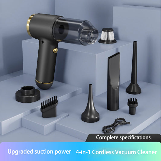 Vacuum Cleaner And Air Duster For Cars, Homes, Offices And Pets, High-power, Multi-nozzle Handheld Car Vacuum Cleaner. - Enfance-Heureuse